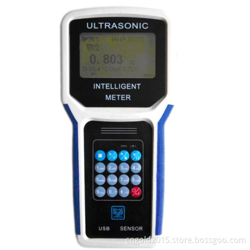 Portable ultrasonic water depth meter